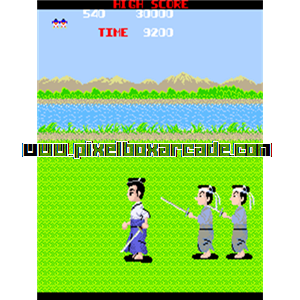 Pixelbox Arcade - Samurai Nihon-ichi (1985), a Fighter / 2D game by Taito