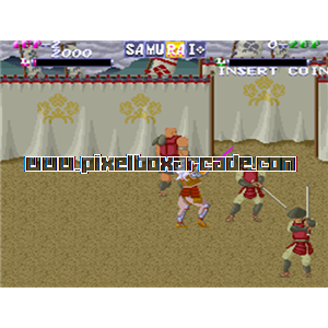 Pixelbox Arcade - Takeda Shingen (1988), a Fighter / Field game by Jaleco