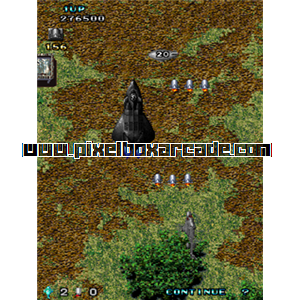Pixelbox Arcade - Twin Eagle - Revenge Joe's Brother (1988), a Shooter / Flying Vertical game by Seta (Taito license)
