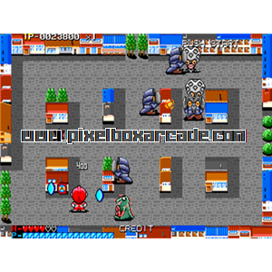 Pixelbox Arcade - Ultraman Club - Tatakae! Ultraman Kyoudai!! (1992), a Shooter / Field game by Tsuburaya Prod. / Banpresto