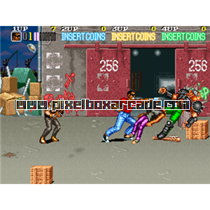 Pixelbox Arcade - Vendetta (1991), a Fighter / 2.5D game by Konami