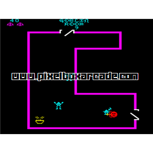 Pixelbox Arcade - Venture (1981), a Maze / Shooter Small game by Exidy