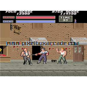 Pixelbox Arcade - Vigilante (1988), a Platform / Fighter Scrolling game by Irem