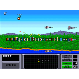 Pixelbox Arcade - Viper (1988), a Shooter / Flying 1st Person game by Leland Corp.
