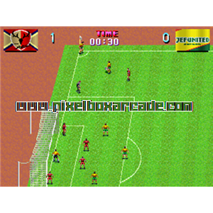 Pixelbox Arcade - J-League Soccer V-Shoot (1994), a Sports / Soccer game by Namco