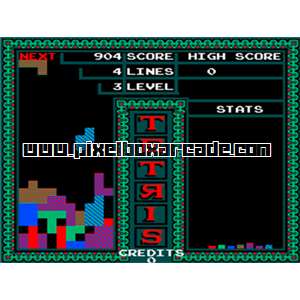 Pixelbox Arcade - Vs. Tetris (1987), a Puzzle / Drop game by Academysoft-Elory