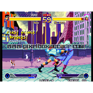 Pixelbox Arcade - Waku Waku 7 (1996), a Fighter / Versus game by Sunsoft