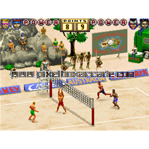 Pixelbox Arcade - World Beach Volley (1995), a Sports / Volleyball game by Playmark
