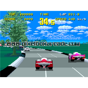 Pixelbox Arcade - WEC Le Mans 24 (1986), a Driving / Race (chase view) game by Konami