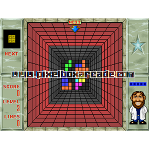 Pixelbox Arcade - Welltris (1991), a Puzzle / Drop game by Video System Co.
