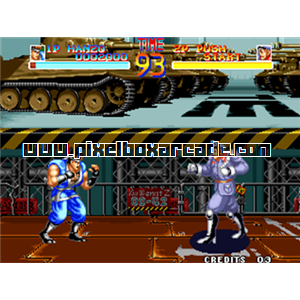 Pixelbox Arcade - World Heroes (1992), a Fighter / Versus game by Alpha Denshi Co.