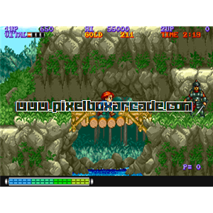 Pixelbox Arcade - Willow (1989), a Platform / Shooter Scrolling game by Capcom