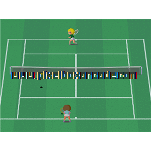 Pixelbox Arcade - World Court (1988), a Sports / Tennis game by Namco