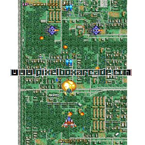 Pixelbox Arcade - War of Aero - Project MEIOU (1993), a Shooter / Flying Vertical game by Yang Cheng