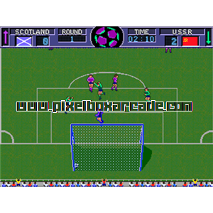 Pixelbox Arcade - World Soccer Finals (1990), a Sports / Soccer game by Leland Corp.