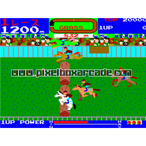 Pixelbox Arcade - Wai Wai Jockey Gate-In! (1984), a Sports / Horse Racing game by Jaleco / Casio