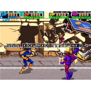 Pixelbox Arcade - X-Men (1992), a Fighter / 2.5D game by Konami