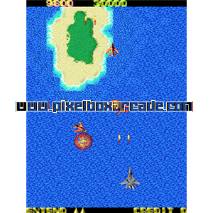 Pixelbox Arcade - XX Mission (1986), a Shooter / Flying Vertical game by UPL