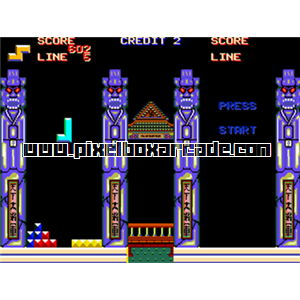 Pixelbox Arcade - Xyonix (1989), a Puzzle / Drop game by Philko