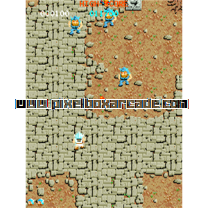 Pixelbox Arcade - Youjyuden (1986), a Shooter / Walking game by Irem