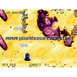 Pixelbox Arcade - Zunzunkyou No Yabou (1994), a Shooter / 3rd Person game by Sega
